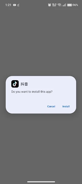 Rotoscope APK install prompt